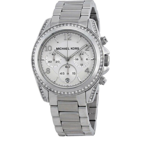 Michael Kira Ritz Studded Stainless Steel Watch - Picture 1 of 6